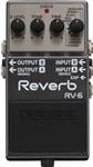 Boss RV-6 Digital Reverb Pedal Front View